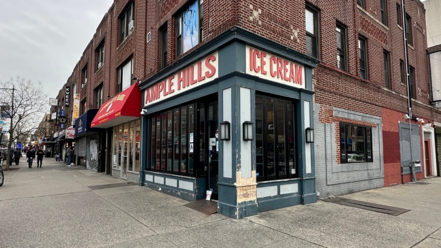 Ample Hills, located at 34-02 30th Ave. in Astoria (Photo by Michael Dorgan, Queens Post)