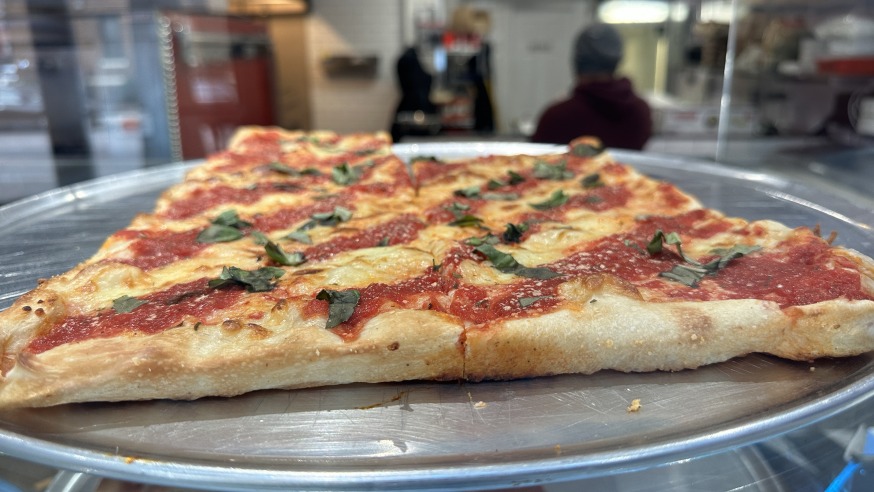 Bros Pizza in Astoria,, located at 32-20 34th Ave. (Photo by Michael Dorgan, Queens Post)
